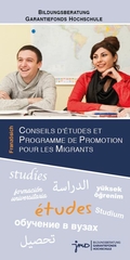 Flyer "Studienberatung und Förderung" / French