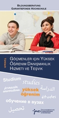 Flyer „Studienberatung und Förderung" / Türkisch